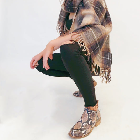 Aya Boots - Animal print