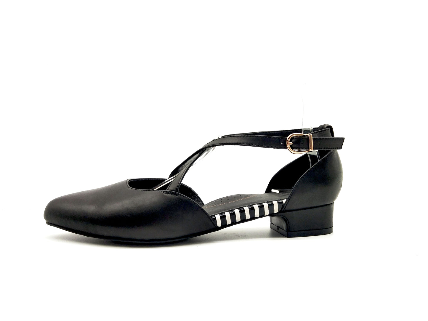 Black ballet flats, arch support, wide feet friendly, comfortable work shoe, shoes for office 