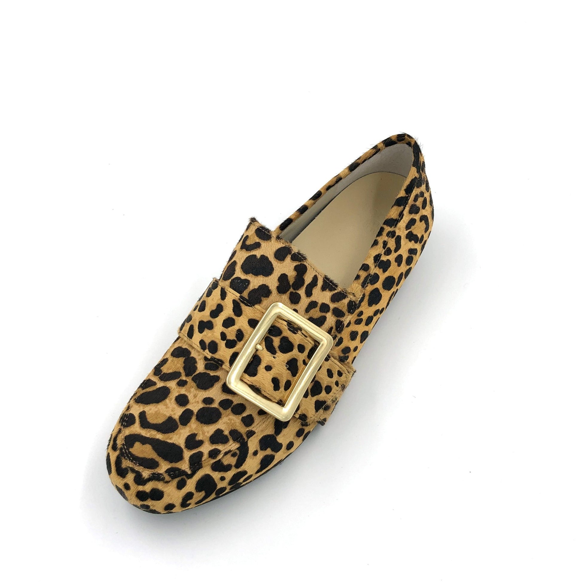 Comfortable Leopard Print Loafer Shoes with Arch Support and Orthotic Friendly, Suitable for Wide feet and Plantar Fasciitis